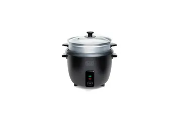 Riisinkeitin Black+Decker 1,8L Musta - Musta - Kotitalous - Keittiökoneet - Lämmittäminen & keittäminen - Riisinkeitin