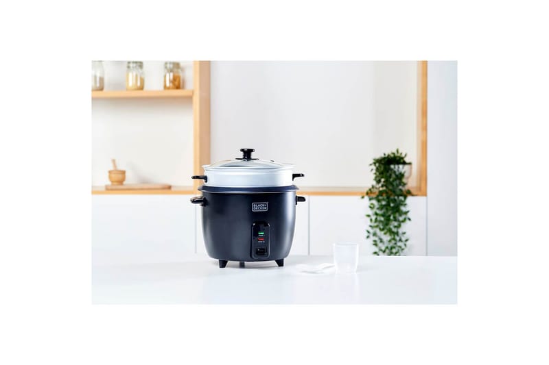 Riisinkeitin Black+Decker 1,8L Musta - Kotitalous - Keittiökoneet - Lämmittäminen & keittäminen - Riisinkeitin