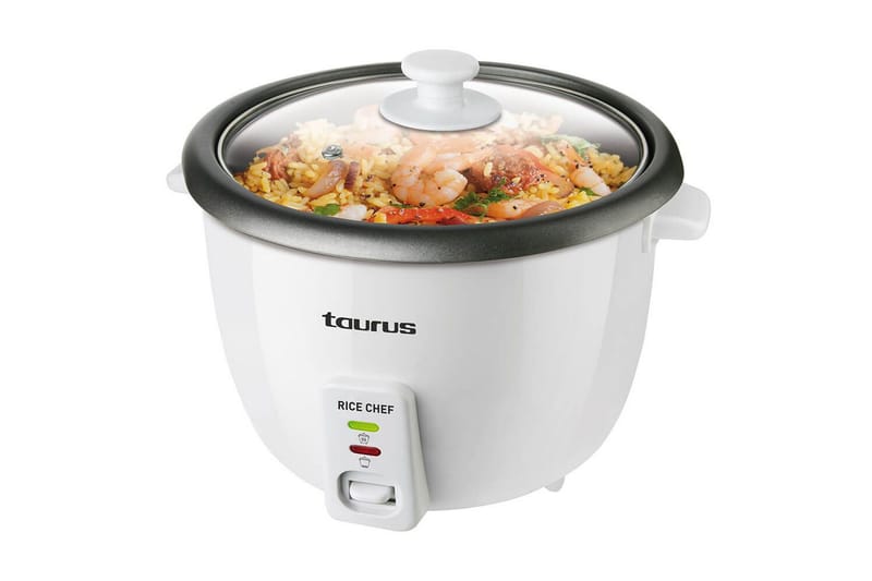 Riisinkeitin Taurus 700W 1.8L Valkoinen - Kotitalous - Keittiökoneet - Lämmittäminen & keittäminen - Riisinkeitin