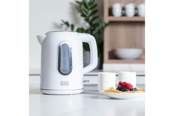 Vedenkeitin Black+Decker 1,7L Valkoinen - Valkoinen - Kotitalous - Keittiökoneet - Lämmittäminen & keittäminen - Vedenkeitin