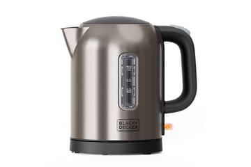 Vedenkeitin Black+Decker 2200 W 1 l harjattu teräs - Hopea - Kotitalous - Keittiökoneet - Lämmittäminen & keittäminen - Vedenkeitin