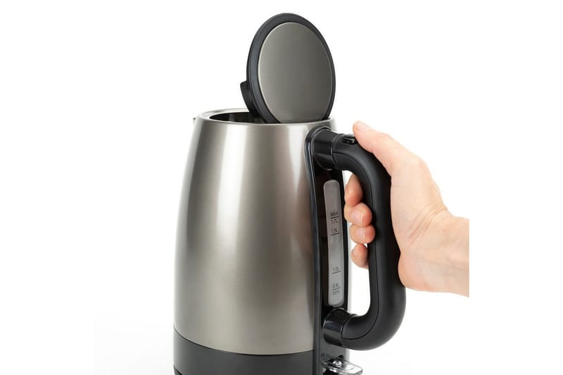 Vedenkeitin Black+Decker 2200W 1,7L Harjattu ruostumaton teräs - Hopea - Kotitalous - Keittiökoneet - Lämmittäminen & keittäminen - Vedenkeitin