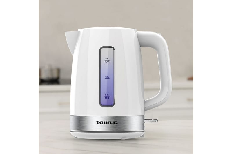 Vedenkeitin Taurus Aroa Valkoinen - Valkoinen - Kotitalous - Keittiökoneet - Lämmittäminen & keittäminen - Vedenkeitin