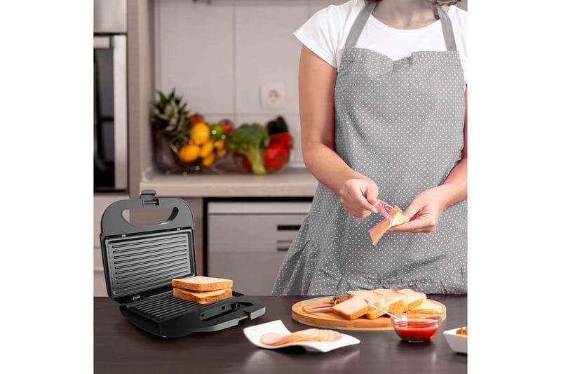 Voileipägrilli Black+Decker 2 Lokeroa Panini - Panini - Kotitalous - Keittiökoneet - Lämmittäminen & keittäminen - Parilagrilli & voileipägrilli