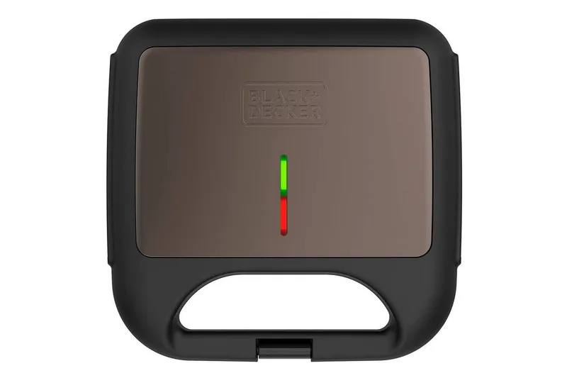 Voileipägrilli Black+Decker 2 osastoa - Kotitalous - Keittiökoneet - Lämmittäminen & keittäminen - Parilagrilli & voileipägrilli