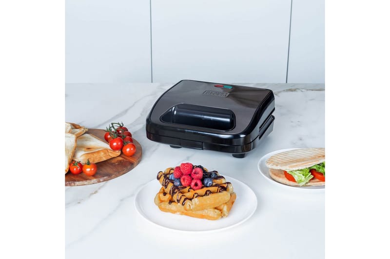 Voileipägrilli Black+Decker Voileipävohveli - Kotitalous - Keittiökoneet - Lämmittäminen & keittäminen - Parilagrilli & voileipägrilli