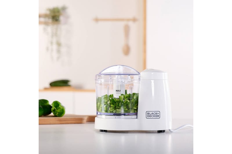 Pienisilppuri Black+Decker 120W - Valkoinen - Kotitalous - Keittiökoneet - Leikkaaminen & jauhaminen - Siivutuskone