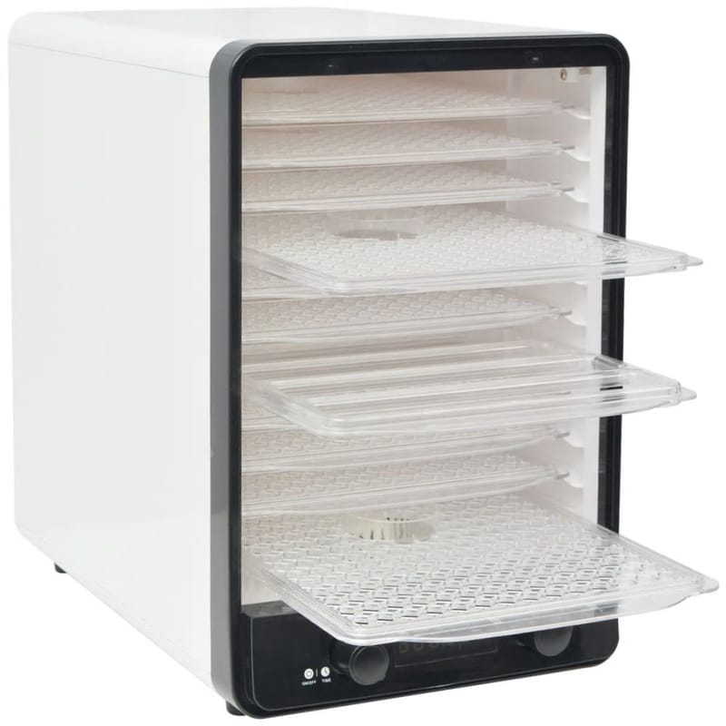 Ruokakuivuri 10 Tarjottimella 550 W Valkoinen - Valkoinen - Kotitalous - Keittiökoneet - Muut keittiökoneet - Ruokakuivuri