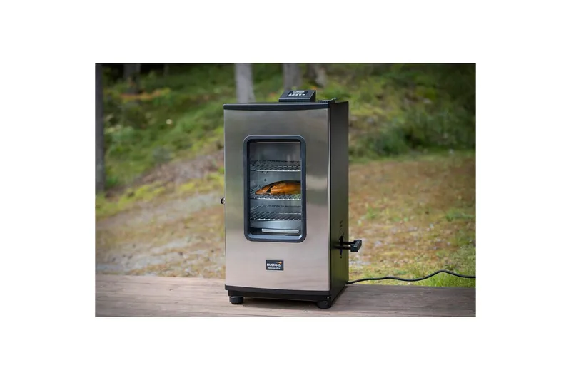 Sähkösavustin Mustang 650W - Musta|Hopea - Kotitalous - Keittiökoneet - Muut keittiökoneet - Savustuskaappi