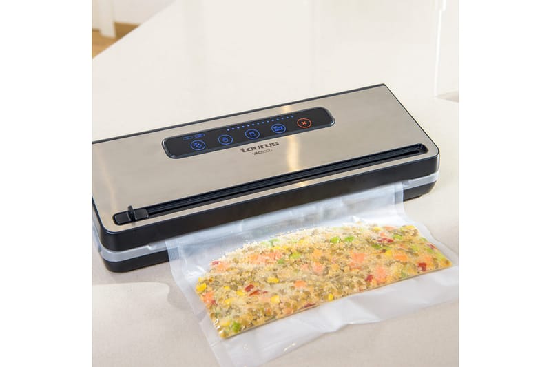 Tyhjiöpakkaaja Taurus VAC 600 120W - Musta||Hopea - Kotitalous - Keittiökoneet - Muut keittiökoneet - Vakuumikone