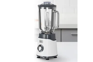Kannusekoitin Black+Decker 750W Valkoinen - Valkoinen - Kotitalous - Keittiökoneet - Sekoittaminen & pilkkominen - Tehosekoitin