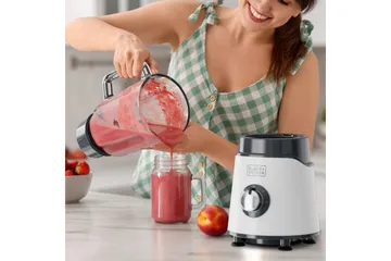 Kannusekoitin Black+Decker 750W Valkoinen - Valkoinen - Kotitalous - Keittiökoneet - Sekoittaminen & pilkkominen - Tehosekoitin