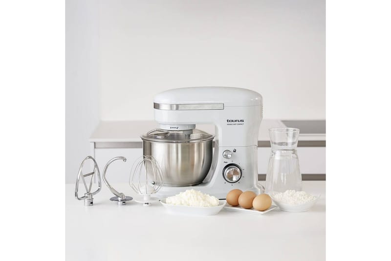 Keittiökone Taurus Mixing Chef Compact 4L Valkoinen - Kotitalous - Keittiökoneet - Sekoittaminen & pilkkominen - Yleiskone
