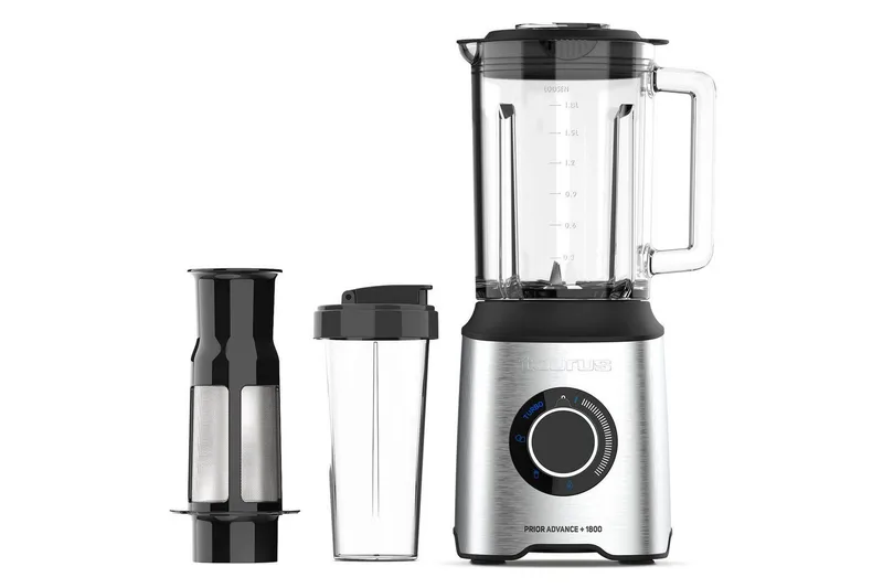 Sekoittaja Taurus Prior Advance+ 1800W Pulpisuodattimella, Hopea