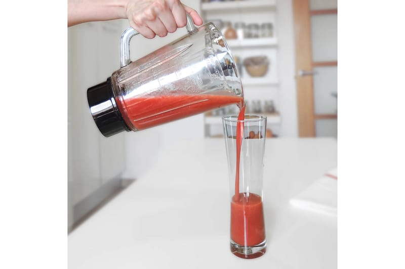 Kannusekoitin Black+Decker 800W 1,5L Harjattua Terästä - Harmaa - Kotitalous - Keittiökoneet - Sekoittaminen & pilkkominen - Tehosekoitin