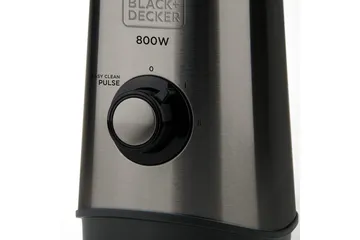Kannusekoitin Black+Decker 800W 1,5L Harjattua Terästä - Harmaa - Kotitalous - Keittiökoneet - Sekoittaminen & pilkkominen - Tehosekoitin