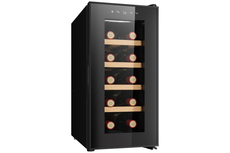 Viinikaappi 10 pullolle LED-valaistuksella - Kotitalous - Kodinkoneet - Jääkaapit & pakastimet - Jääkaapit - Viinikaappi