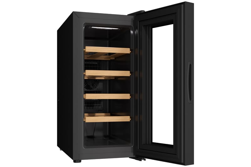 Viinikaappi 10 pullolle LED-valaistuksella - Kotitalous - Kodinkoneet - Jääkaapit & pakastimet - Jääkaapit - Viinikaappi