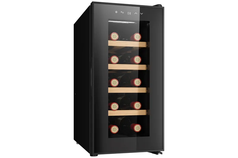 Viinikaappi 10 pullolle LED-valaistuksella - Kotitalous - Kodinkoneet - Jääkaapit & pakastimet - Jääkaapit - Viinikaappi