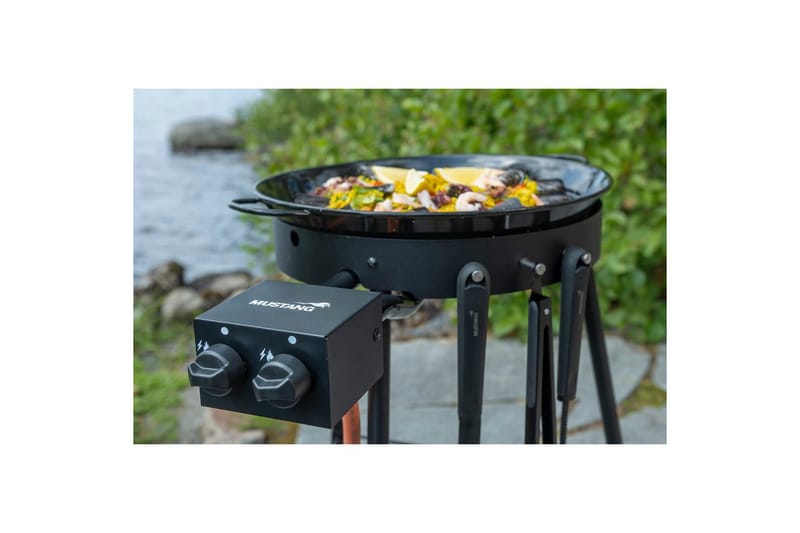 Polttorengas setti Mustang Premium L Musta - Musta - Kotitalous - Kodinkoneet - Liedet - Liesitaso - Grillitaso