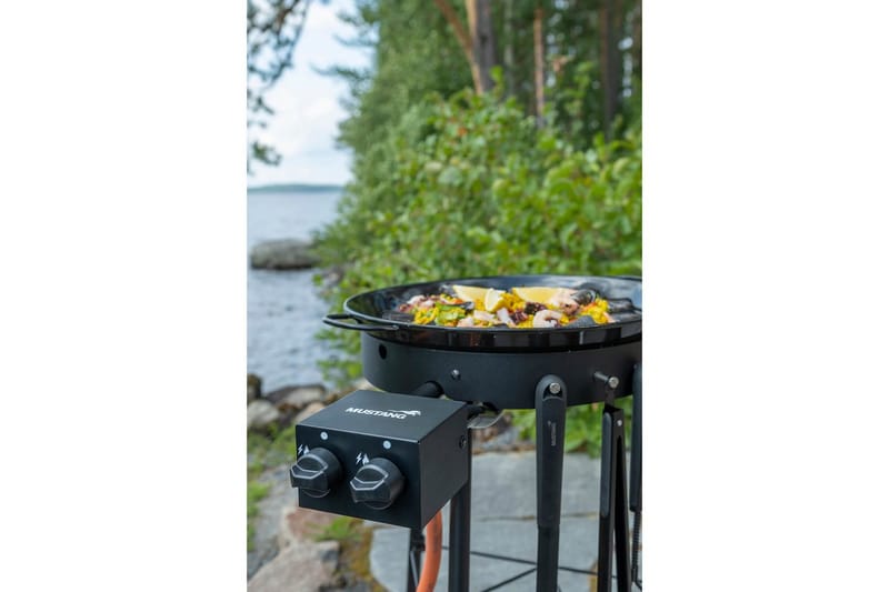 Polttorengas setti Mustang Premium L Musta - Musta - Kotitalous - Kodinkoneet - Liedet - Liesitaso - Grillitaso