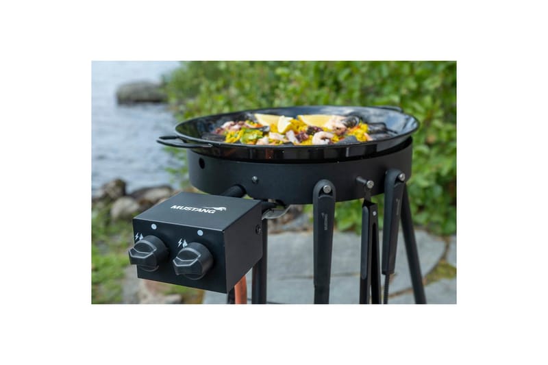 Polttorengas setti Mustang Premium L Musta - Musta - Kotitalous - Kodinkoneet - Liedet - Liesitaso - Grillitaso