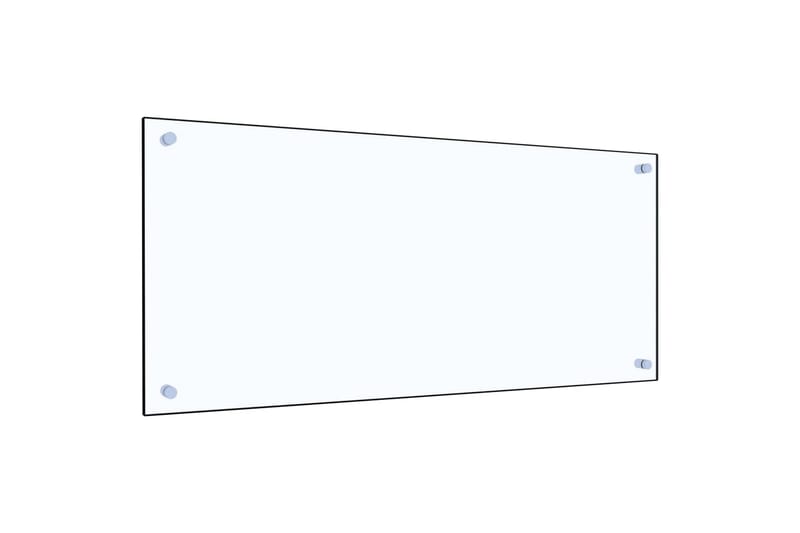 Keittiön roiskesuoja läpinäkyvä 90x40 cm karkaistu lasi - Läpinäkyvä - Kotitalous - Kodinkoneet - Liesituulettimet - Liesituuletintarvikkeet