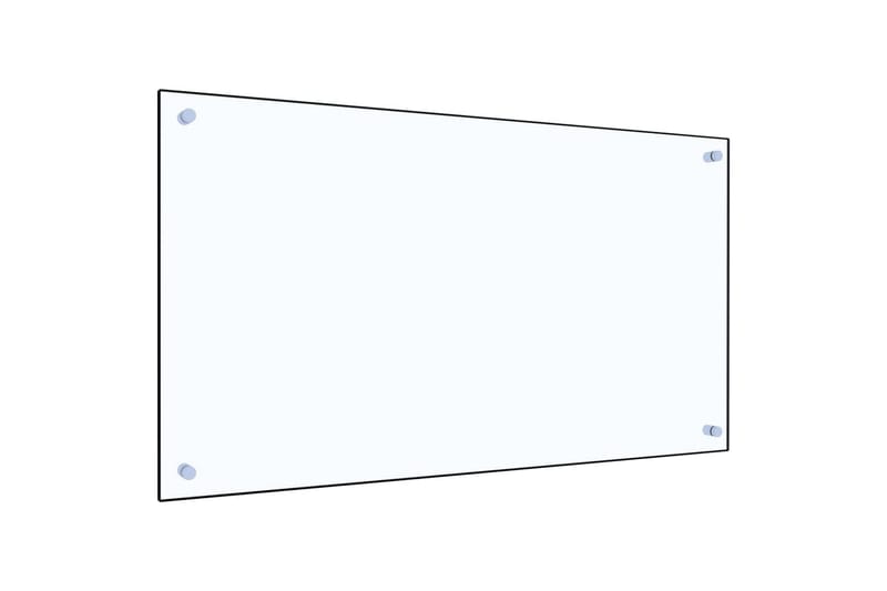 Keittiön roiskesuoja läpinäkyvä 90x50 cm karkaistu lasi - Läpinäkyvä - Kotitalous - Kodinkoneet - Liesituulettimet - Liesituuletintarvikkeet