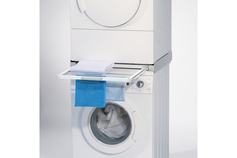 Päällekkäin sijoittamisen sarja Xavax Pesukoneelle/kuivausrummulle, valkoinen - Valkoinen - Kotitalous - Kodinkoneet - Pyykinpesukoneet - Pyykinpesukone tarvikkeet