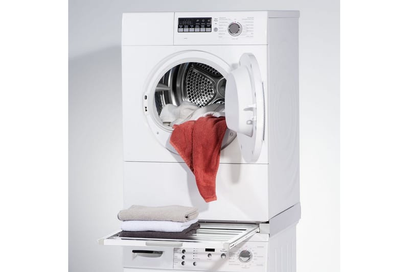 Päällekkäin sijoittamisen sarja Xavax Pesukoneelle/kuivausrummulle, valkoinen - Valkoinen - Kotitalous - Kodinkoneet - Pyykinpesukoneet - Pyykinpesukone tarvikkeet