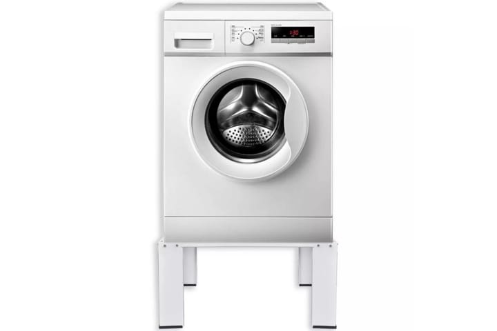 Pesukoneen Teline Valkoinen - Valkoinen - Pyykinpesukone tarvikkeet