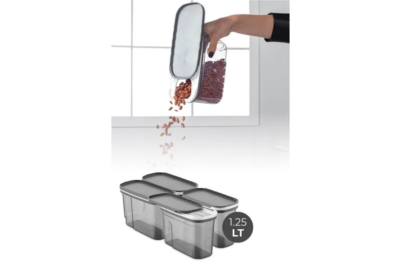 Kazuyasu Säilytyspurki - Antrasiitti - Kotitalous - Ruoanlaitto & leivonta - Keittiövälineet & keittiötarvikkeet - Purkit