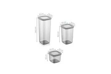 Kazuyasu Förvaringsburk Anthracite - Kotitalous - Ruoanlaitto & leivonta - Keittiövälineet & keittiötarvikkeet - Purkit