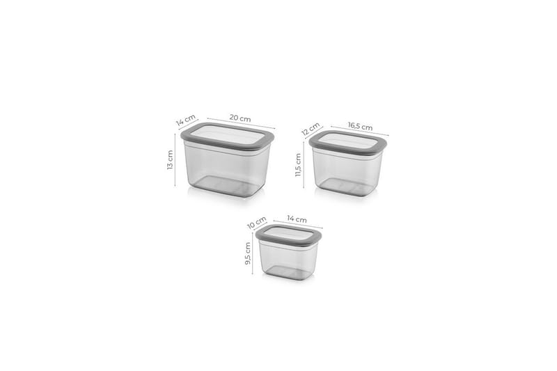 Kiyoaki Förvaringsburk Anthracite - Kotitalous - Ruoanlaitto & leivonta - Keittiövälineet & keittiötarvikkeet - Purkit
