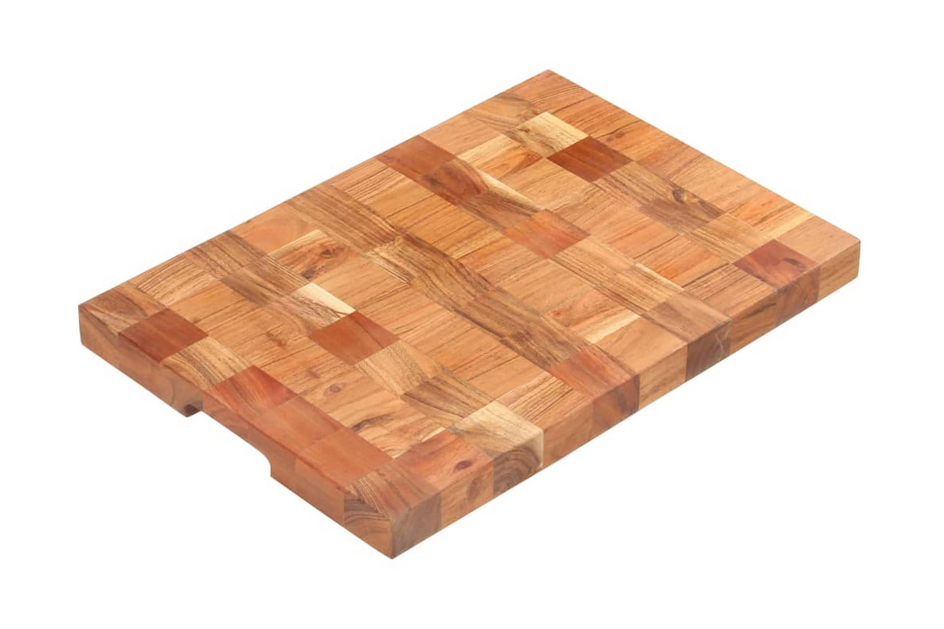 Leikkuulauta 50x34x3,8 cm täysi akaasiapuu - Ruskea - Kotitalous - Ruoanlaitto & leivonta - Keittiövälineet & keittiötarvikkeet - Leikkuulaudat
