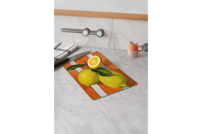 Leikkuulauta Viipale malli 7 - Oranssi - Kotitalous - Ruoanlaitto & leivonta - Keittiövälineet & keittiötarvikkeet - Leikkuulaudat