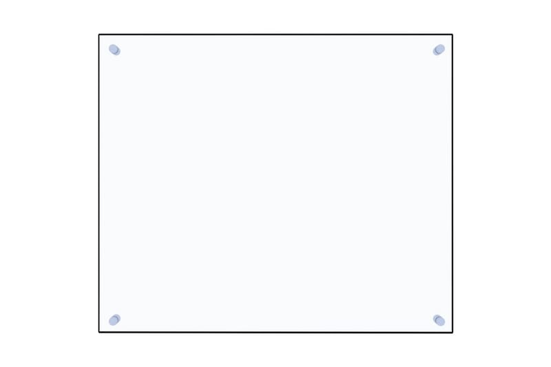 Keittiön roiskesuoja läpinäkyvä 70x60 cm karkaistu lasi - Läpinäkyvä - Kotitalous - Ruoanlaitto & leivonta - Keittiövälineet & keittiötarvikkeet - Muut keittiövälineet