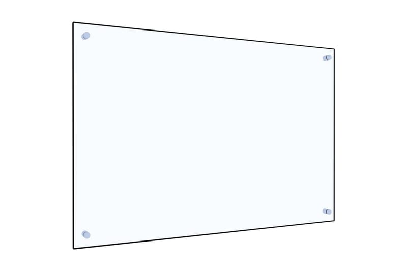 Keittiön roiskesuoja läpinäkyvä 90x60 cm karkaistu lasi - Läpinäkyvä - Kotitalous - Ruoanlaitto & leivonta - Keittiövälineet & keittiötarvikkeet - Muut keittiövälineet