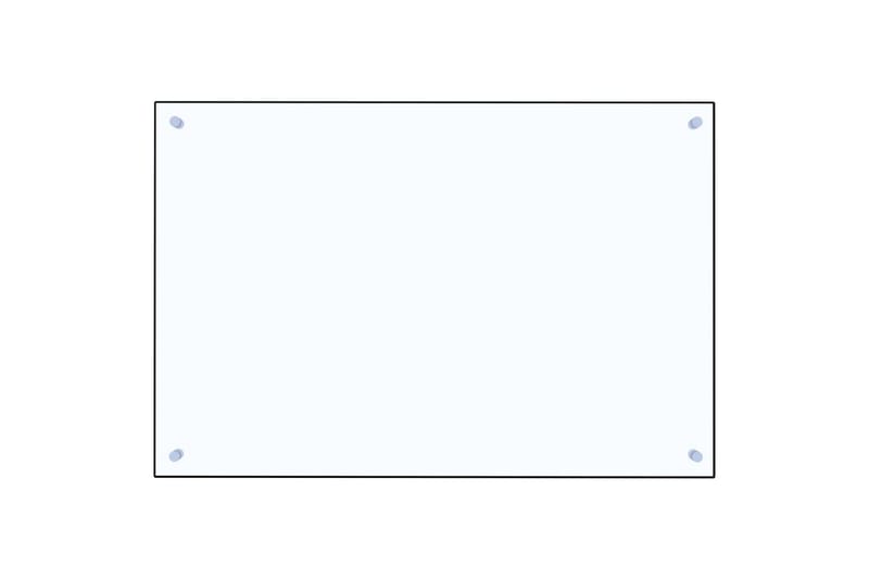 Keittiön roiskesuoja läpinäkyvä 90x60 cm karkaistu lasi - Läpinäkyvä - Kotitalous - Ruoanlaitto & leivonta - Keittiövälineet & keittiötarvikkeet - Muut keittiövälineet