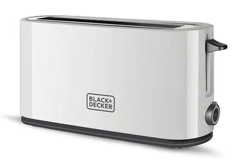 Leivänpaahdin Black+Decker 1000W Valkoinen - Valkoinen - Kotitalous - Keittiökoneet - Lämmittäminen & keittäminen - Leivänpaahdin