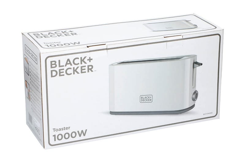 Leivänpaahdin Black+Decker 1000W Valkoinen - Valkoinen - Kotitalous - Ruoanlaitto & leivonta - Keittiövälineet & keittiötarvikkeet - Muut keittiövälineet