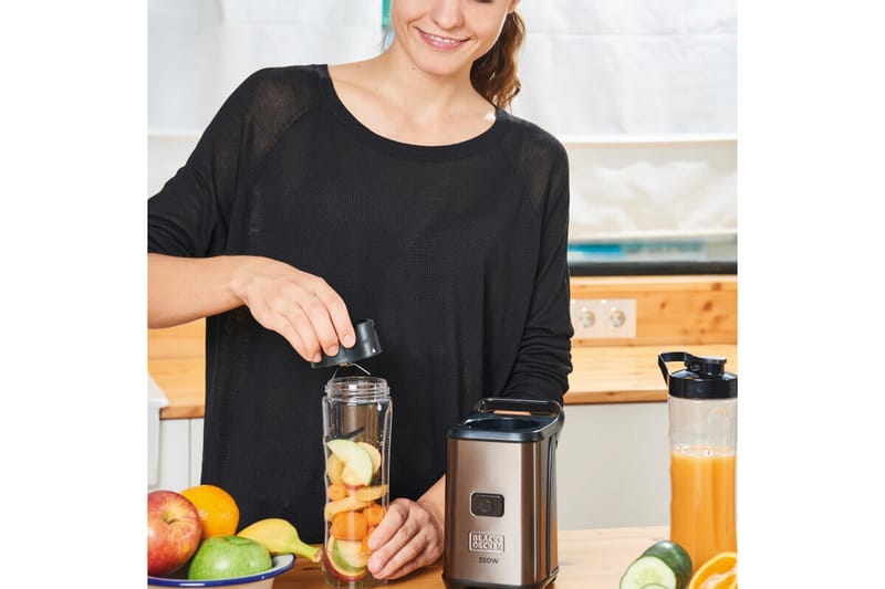 Smoothie-sekoitin Black+Decker 350 W - Harmaa - Kotitalous - Ruoanlaitto & leivonta - Keittiövälineet & keittiötarvikkeet - Muut keittiövälineet