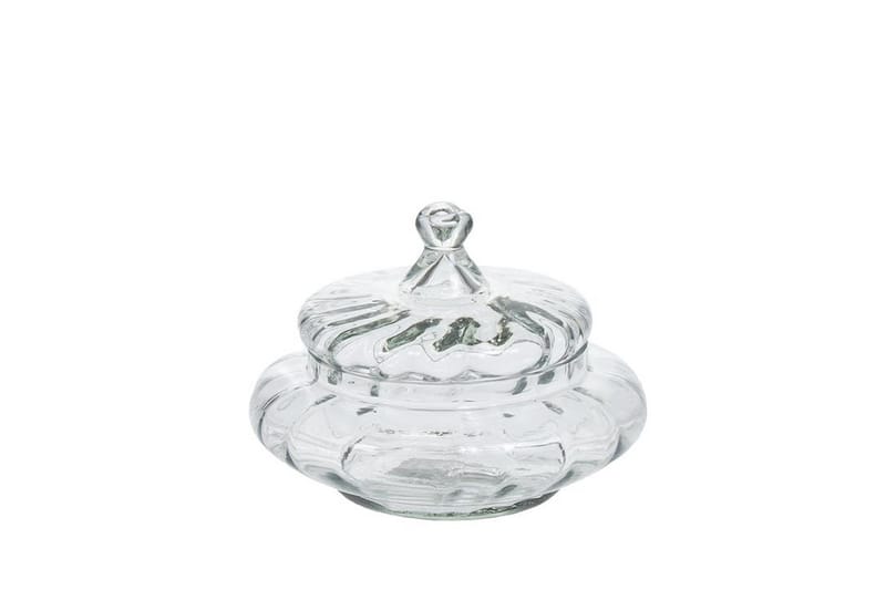 Lasipurkki Glass 12 cm Kirkas/Kulta - AmandaB - Kotitalous - Ruoanlaitto & leivonta - Keittiövälineet & keittiötarvikkeet - Purkit