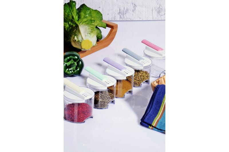 Mustepurkki 5-pak - Valkoinen - Kotitalous - Ruoanlaitto & leivonta - Keittiövälineet & keittiötarvikkeet - Suolamylly & pippurimylly