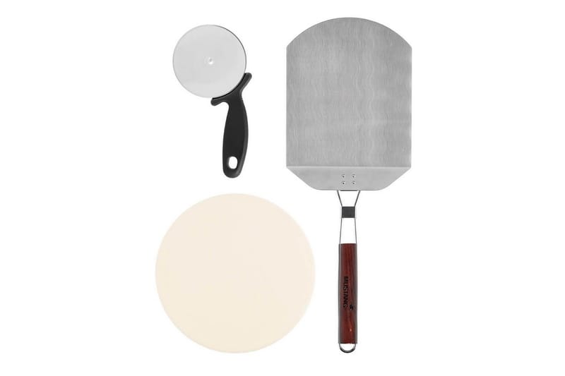 Pizzan paistosetti Mustang 3 osaa, Hopea