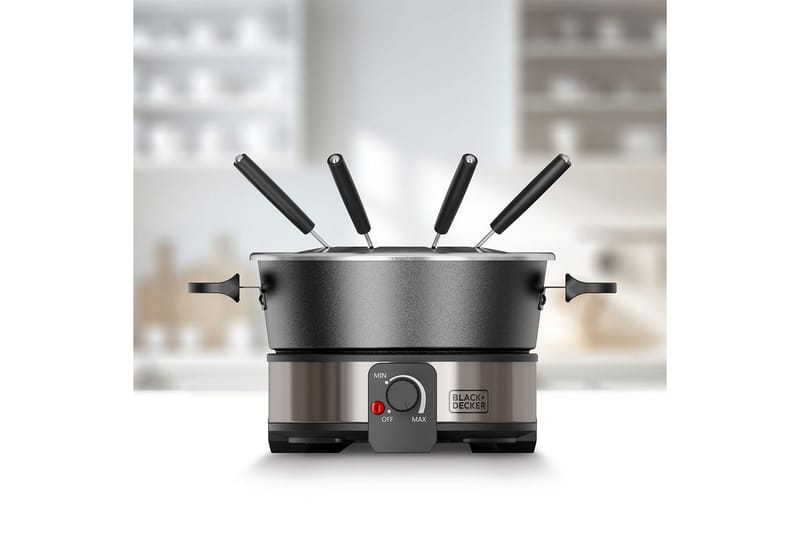 Fonduepata Black+Decker 2L - Hopea - Kotitalous - Ruoanlaitto & leivonta - Padat, kattilat & pannut