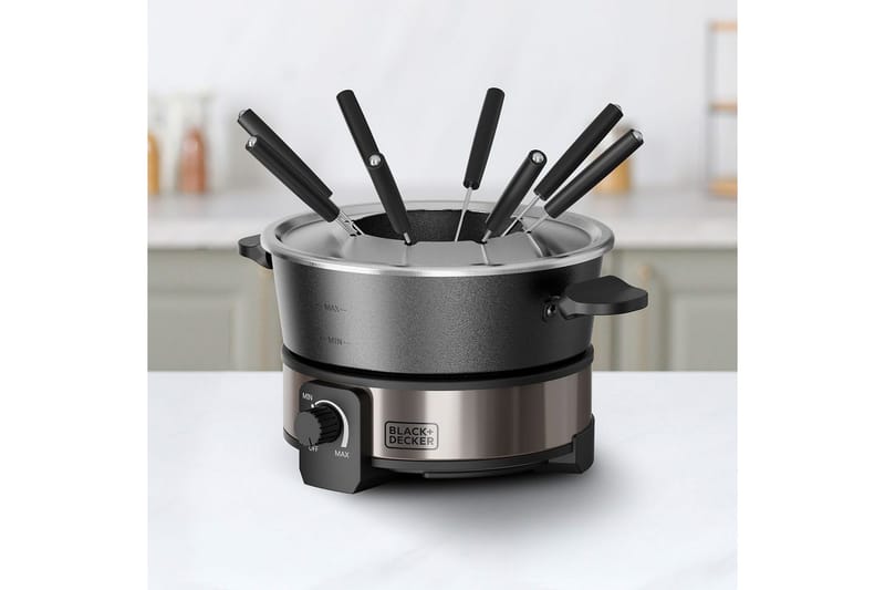 Fonduepata Black+Decker 2L - Hopea - Kotitalous - Ruoanlaitto & leivonta - Padat, kattilat & pannut