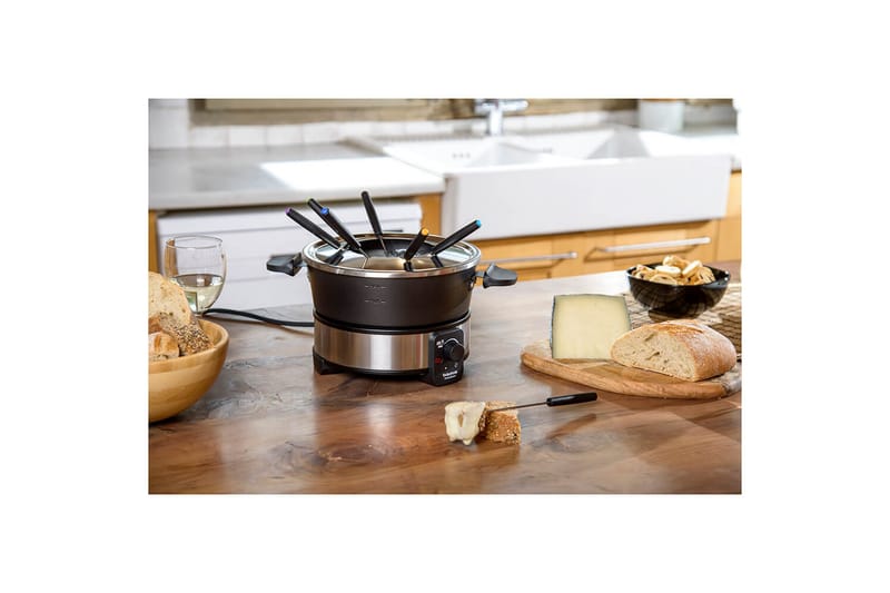 Fonduepata Taurus 1000W - Musta||Hopea - Kotitalous - Ruoanlaitto & leivonta - Padat, kattilat & pannut - Fonduepata