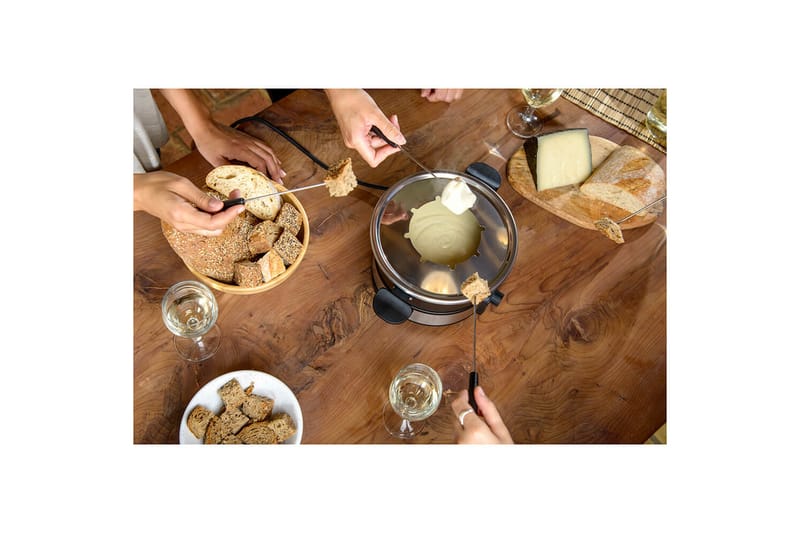 Fonduepata Taurus 1000W - Musta||Hopea - Kotitalous - Ruoanlaitto & leivonta - Padat, kattilat & pannut - Fonduepata