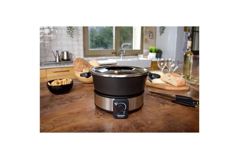 Fonduepata Taurus 1000W - Musta||Hopea - Kotitalous - Ruoanlaitto & leivonta - Padat, kattilat & pannut - Fonduepata